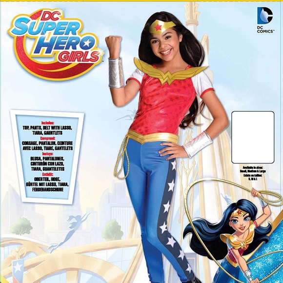 NEW DC Superhero Girls Wonder Woman Deluxe Child - Picture 2 of 5